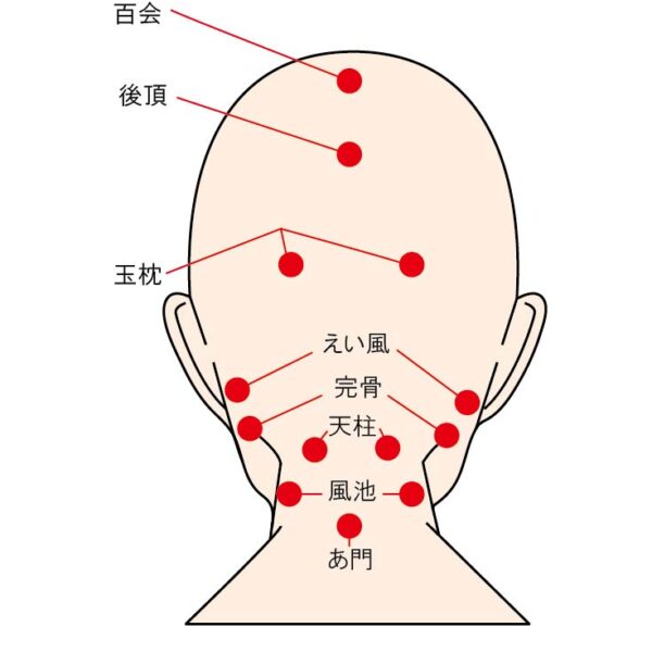 足だけじゃない、頭のツボ💆